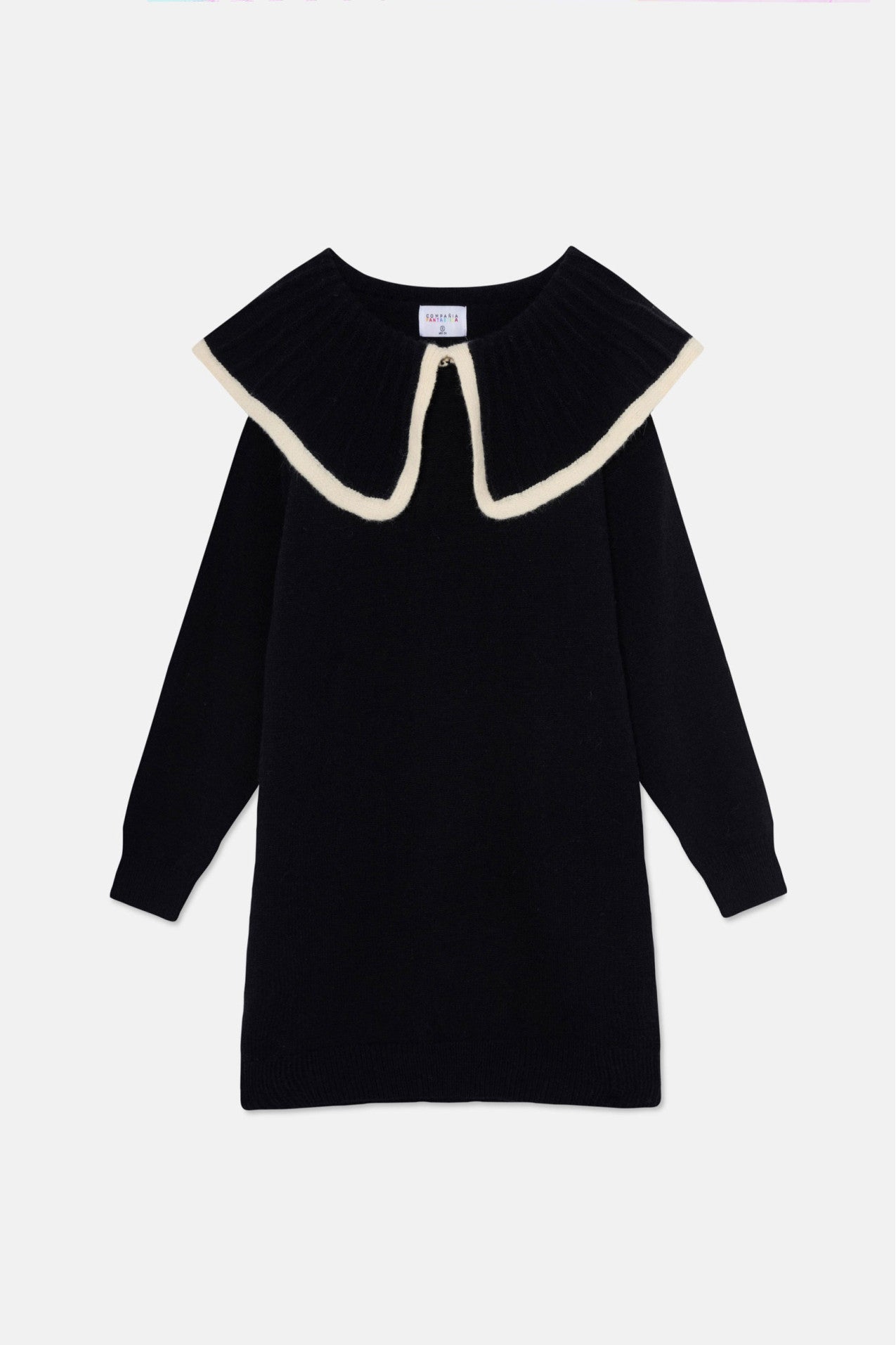 Collar Sweater Dress