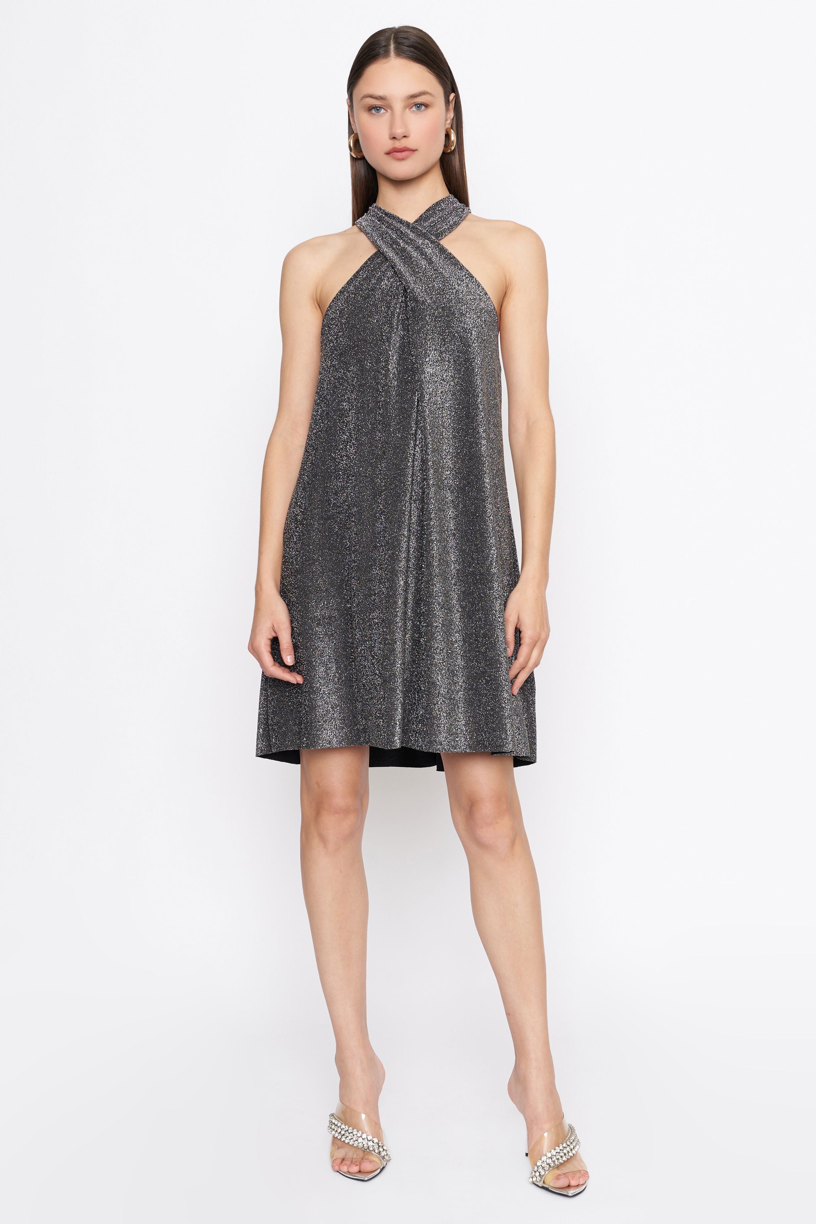 Knox Dress in Gunmetal