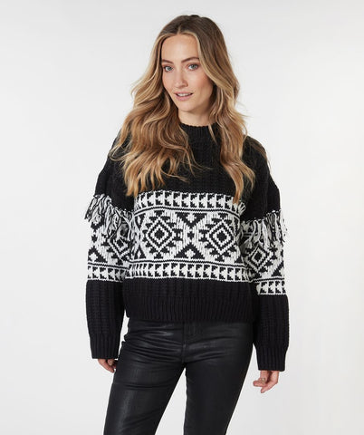 Cinch Front Sweater