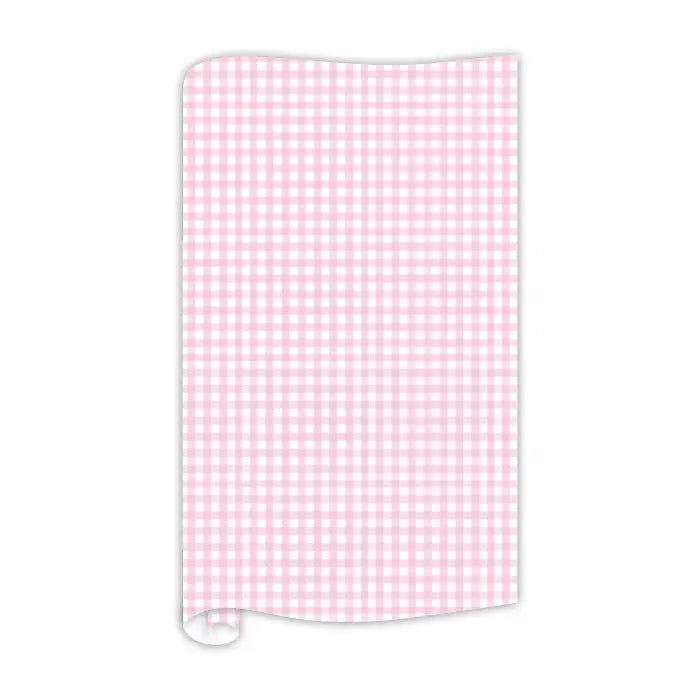 Pink Gingham Gift Wrap