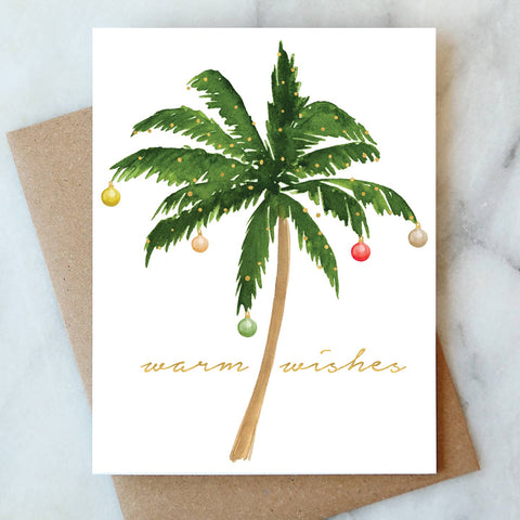 Welcome Sweet Baby Girl Greenery Card