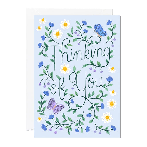 Thinking of You Flower Card