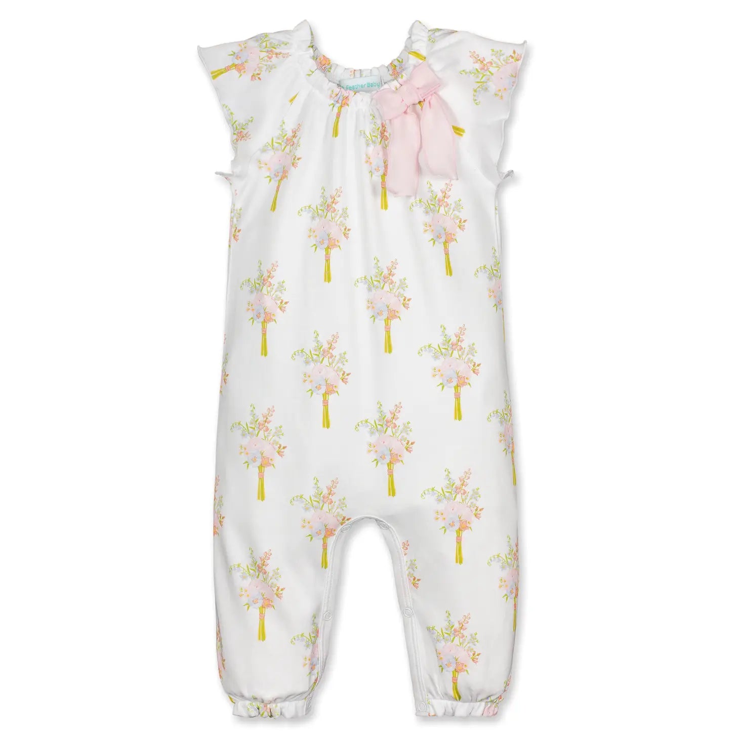 Cassidy Floral Bow Romper