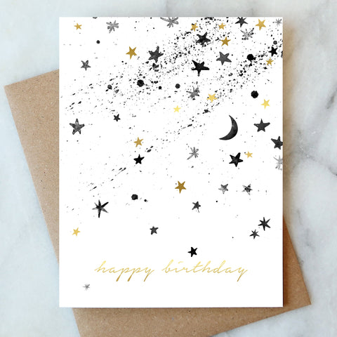 Welcome Sweet Baby Girl Greenery Card