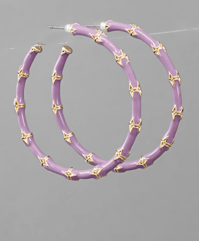 Crisscross Bamboo Earrings