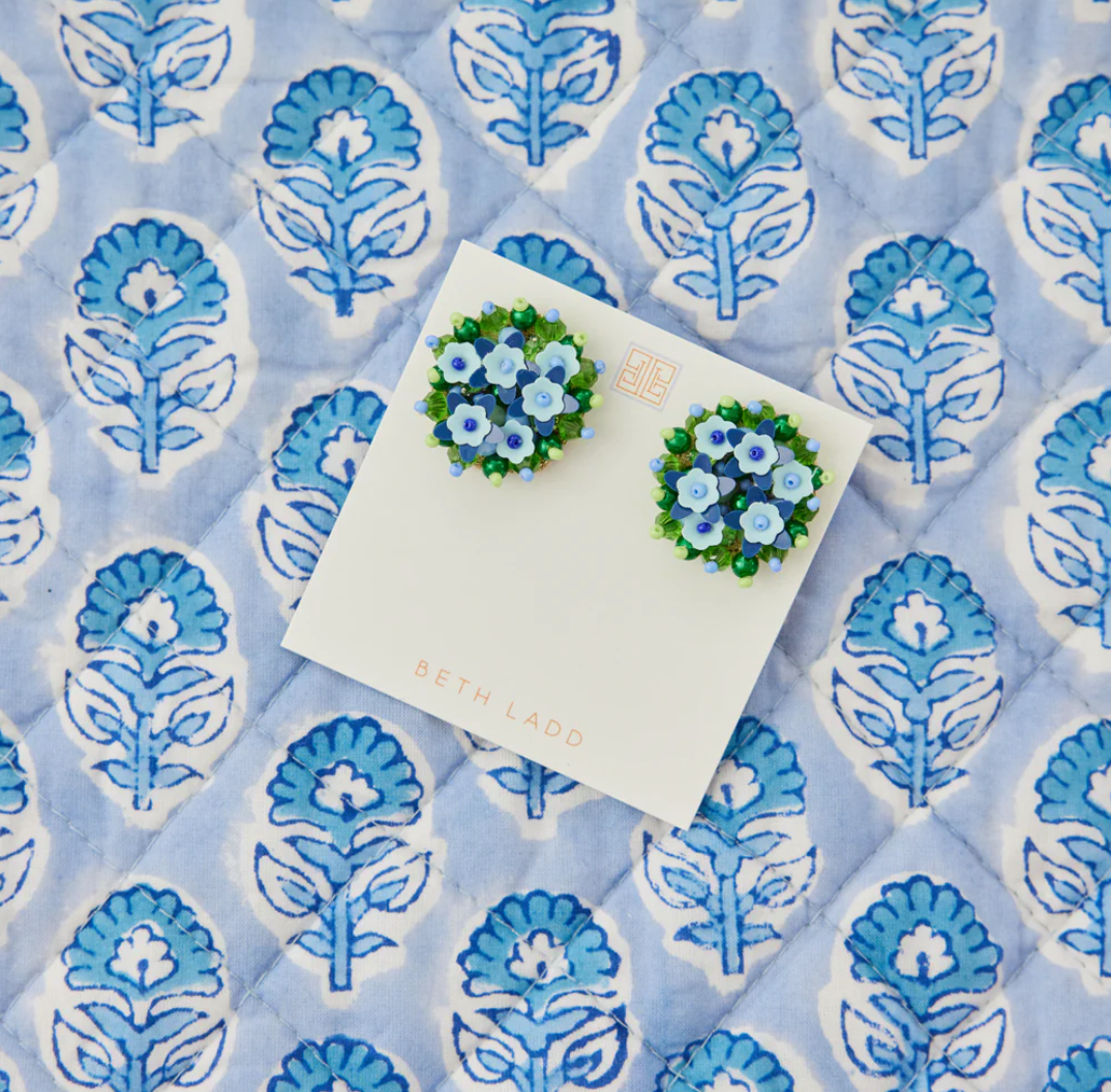 Flower Button Studs
