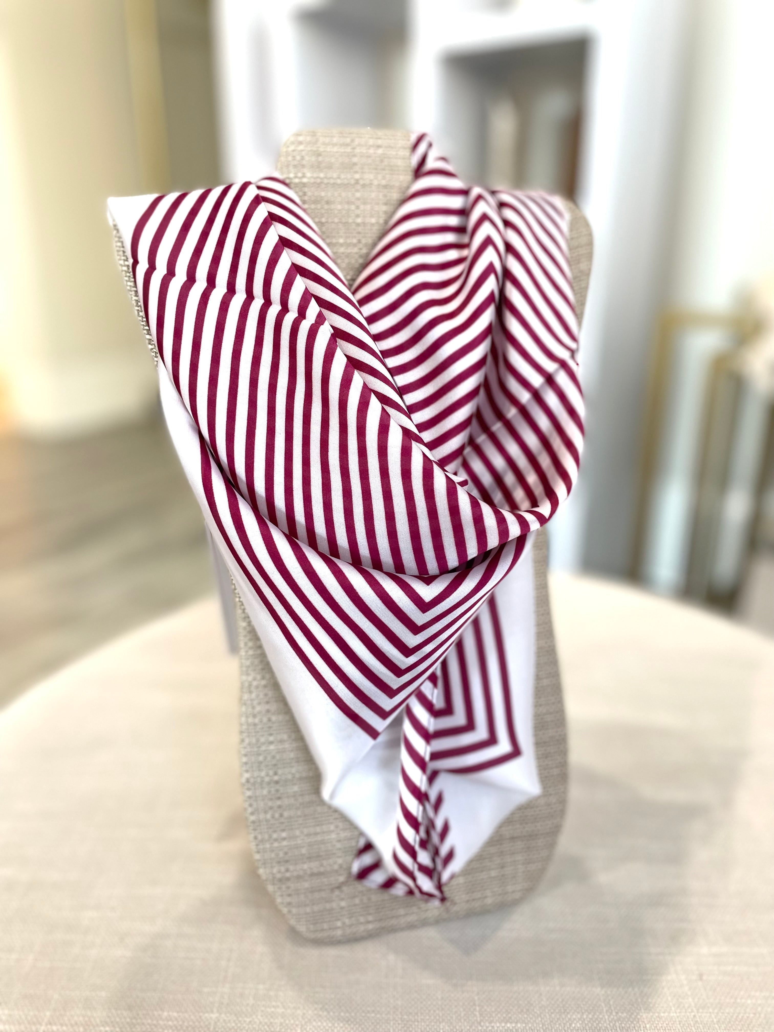 Red Stripe Scarf