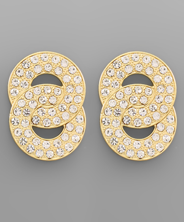 Interlocking Circle Earrings