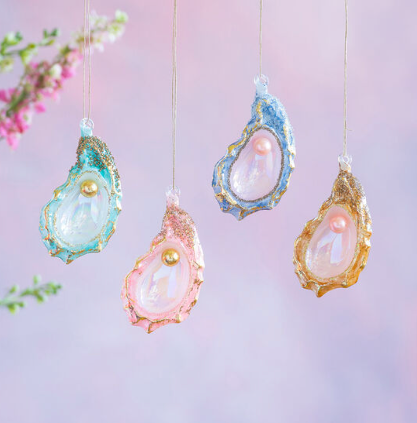 Oyster Glass Ornament