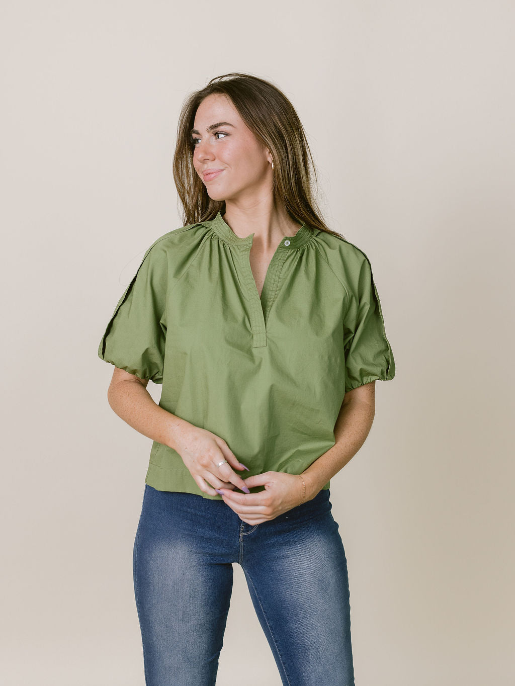 Henley Top in Fern