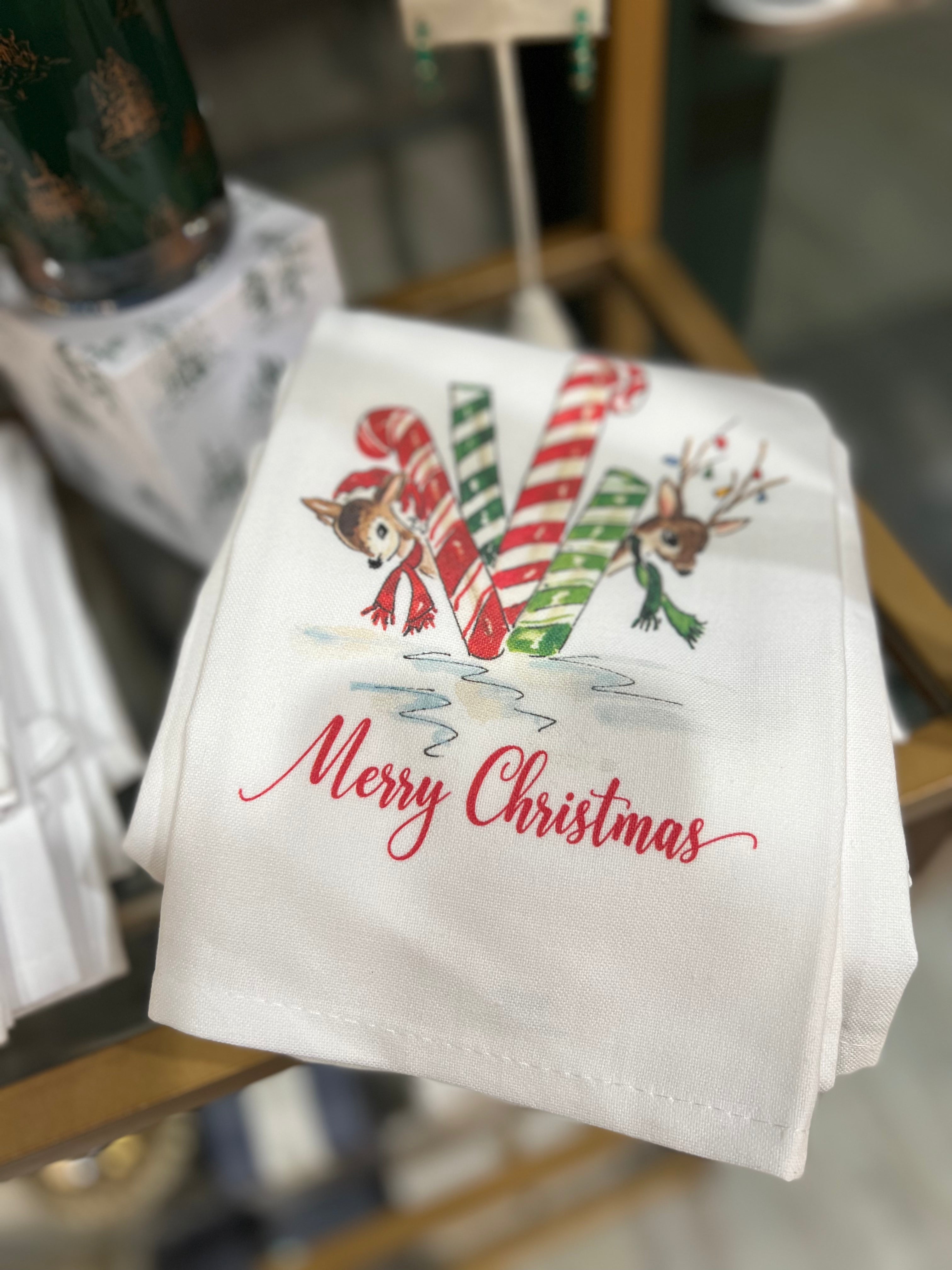 Christmas Reindeer Towel