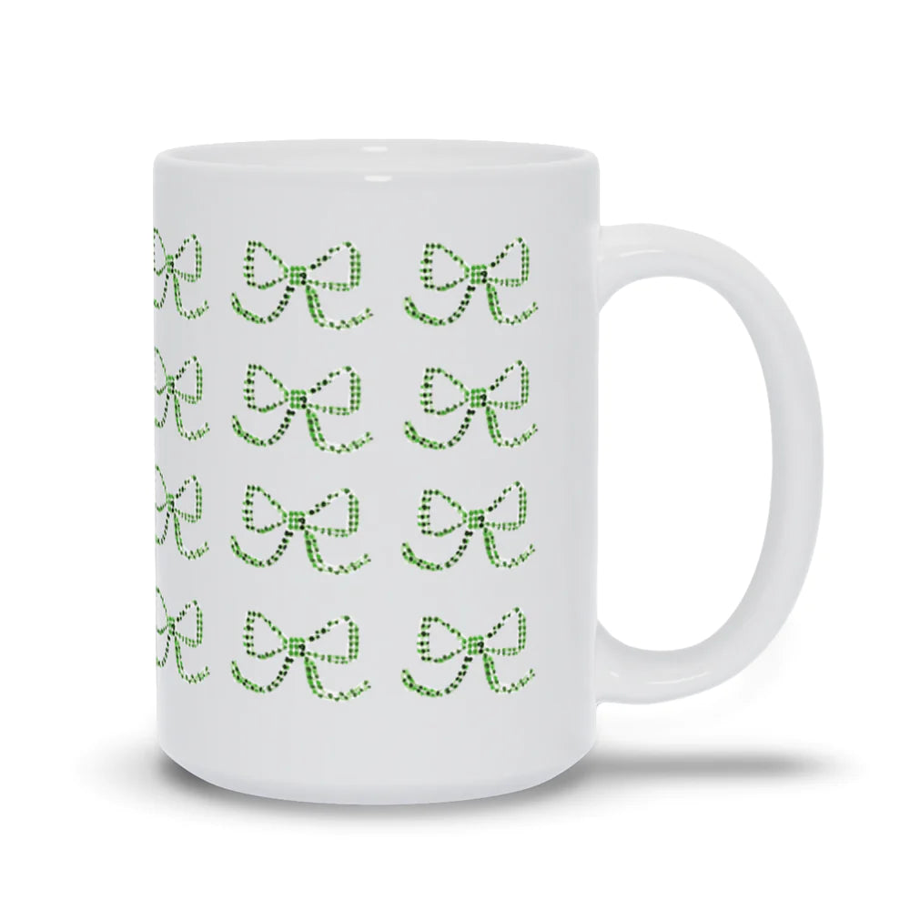 Gingham Bow Mug