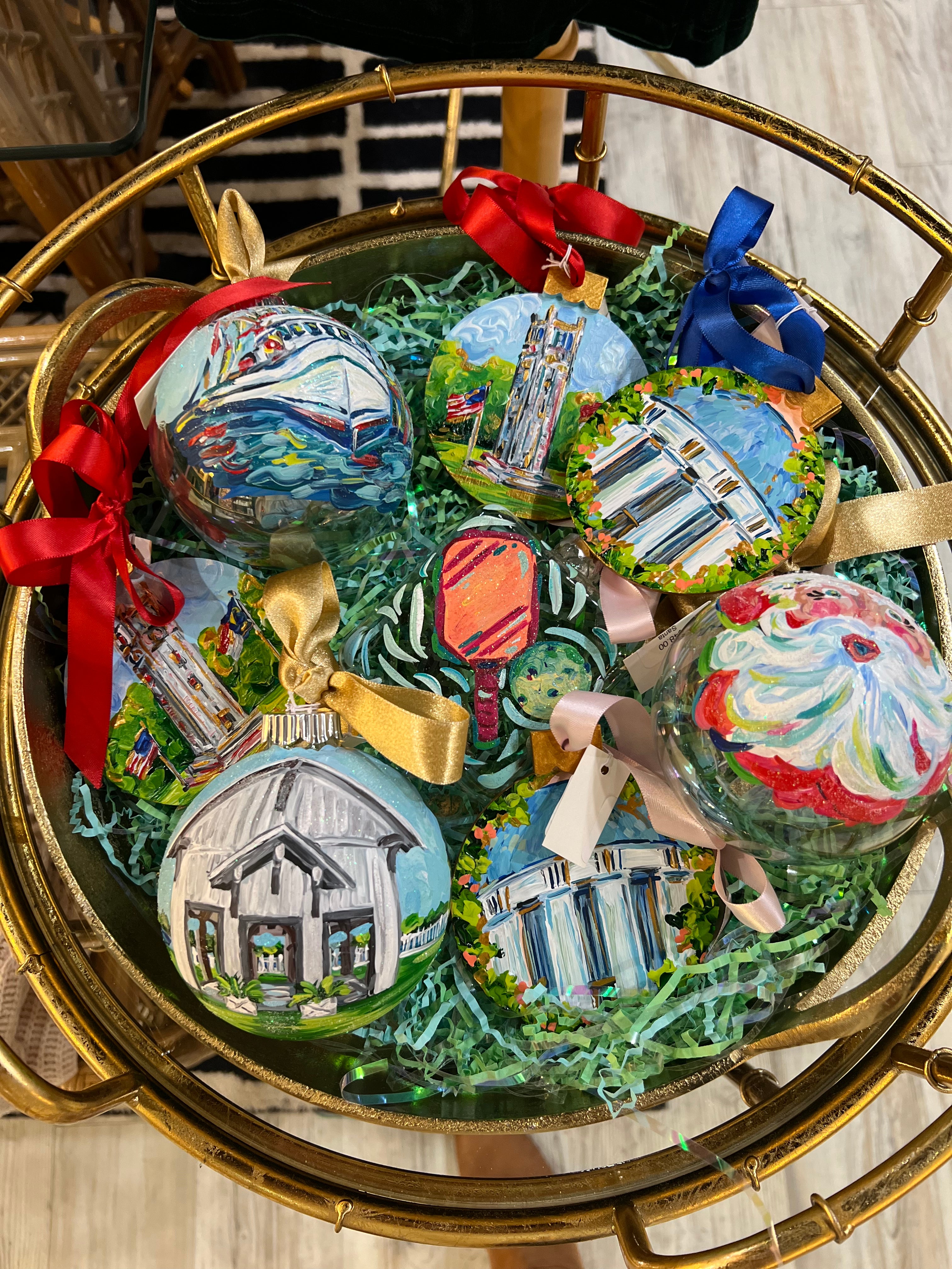 Glass Painted Ornament