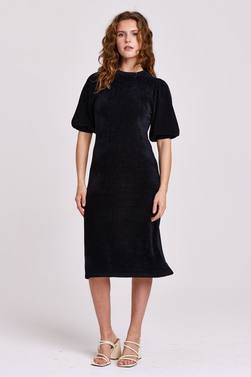 Nora Plush Midi Dress