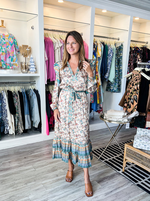 Grand Bohemian Flounce Dress