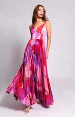 Hale Pleated Gown