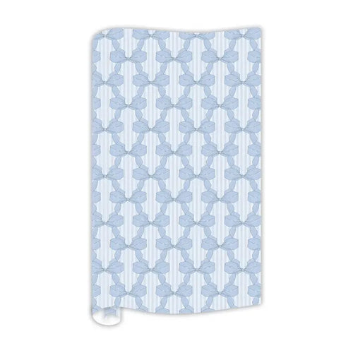 Blue Bows Wrapping Paper