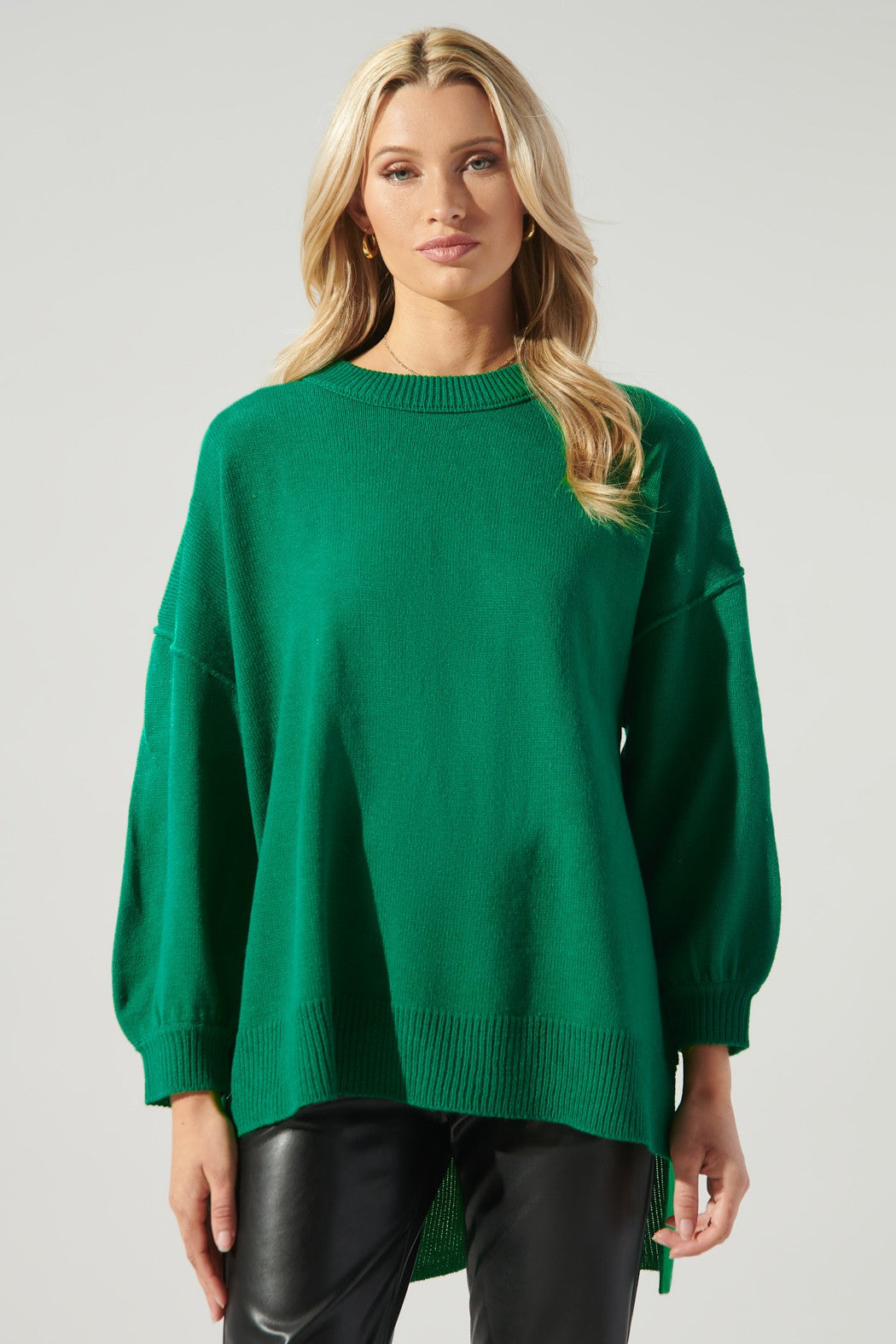 Meri Hi Low Tunic Sweater - Two Colors