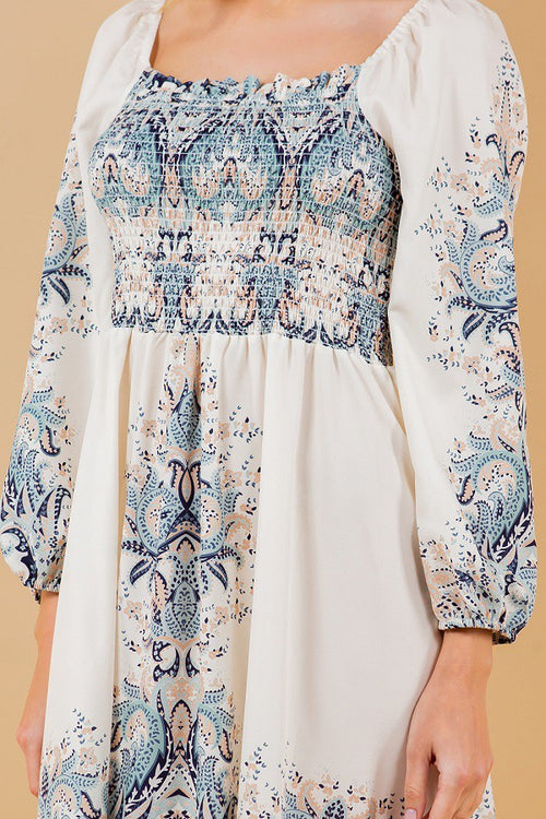 Medallion Babydoll Dress