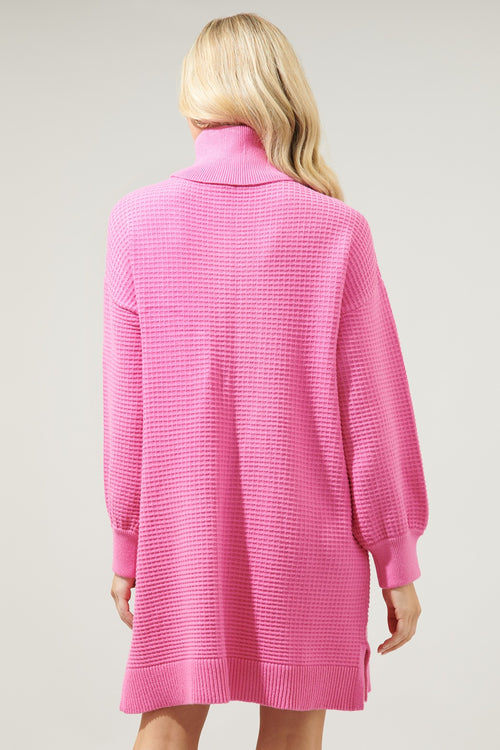 Yawnee Waffle Sweater Dress - Two Colors
