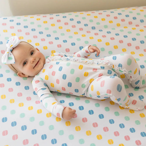 Macaron Ruffle Footie