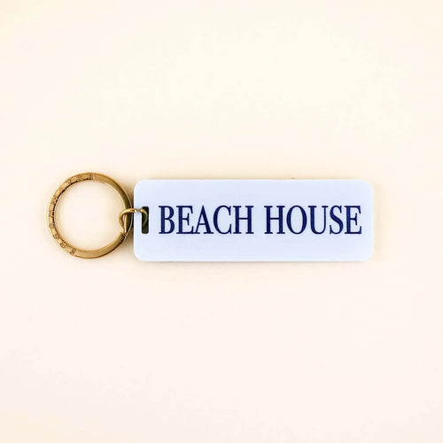 Beach House Keychain
