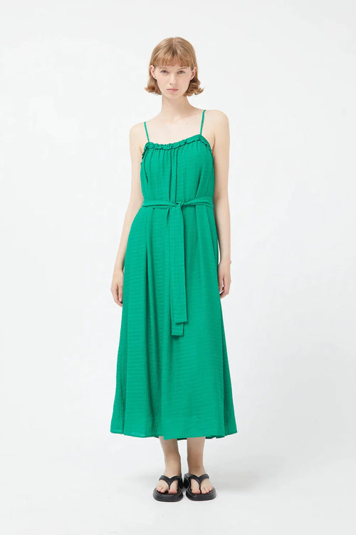 Mina Green Midi Dress