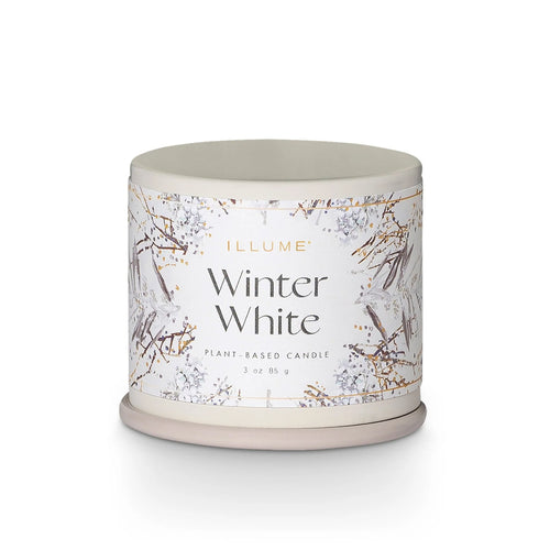 Winter White Mini Tin Candle