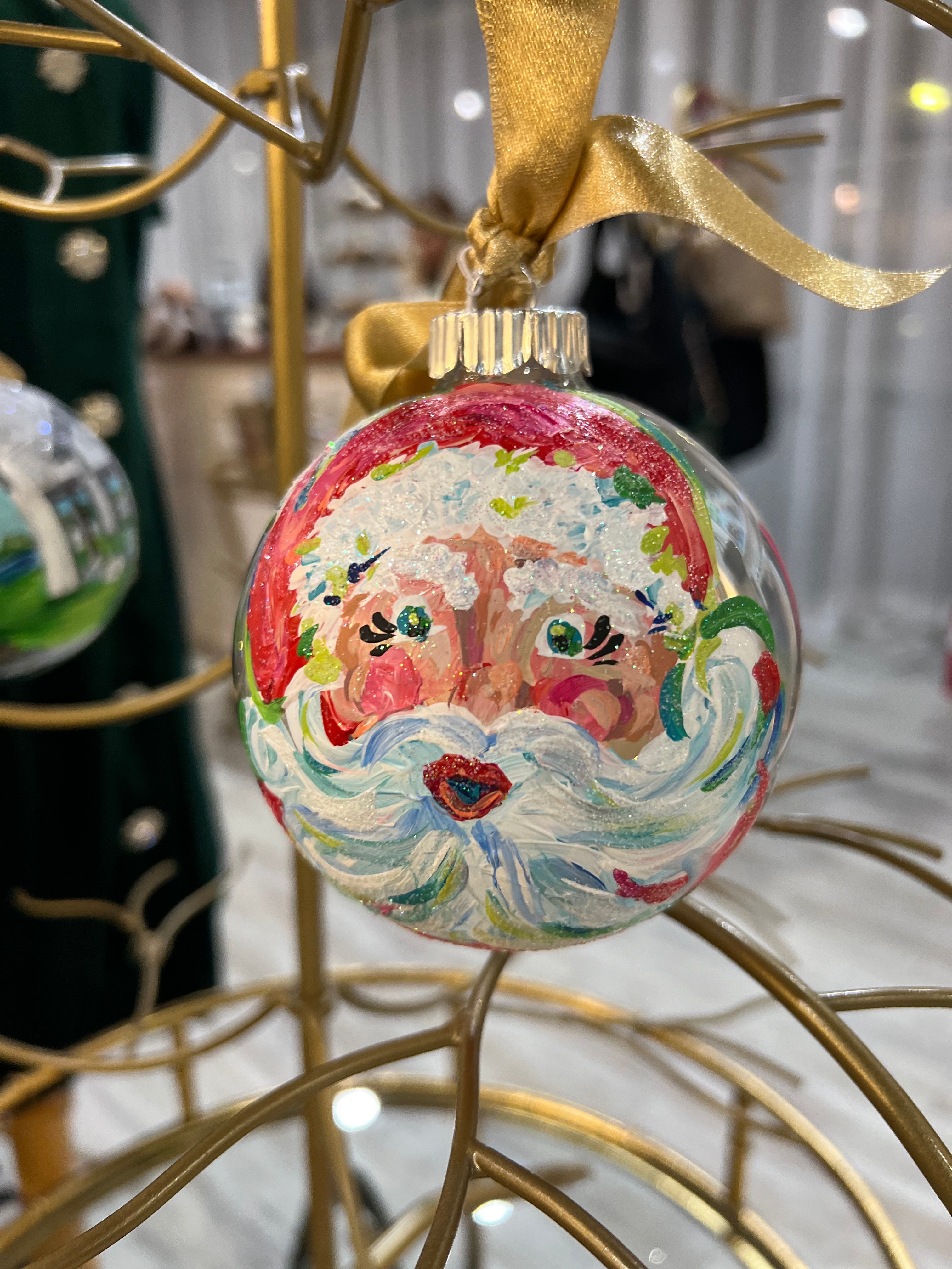 Glass Painted Ornament