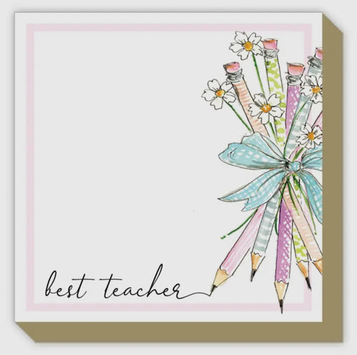 Luxe Note Pad - Best Teacher
