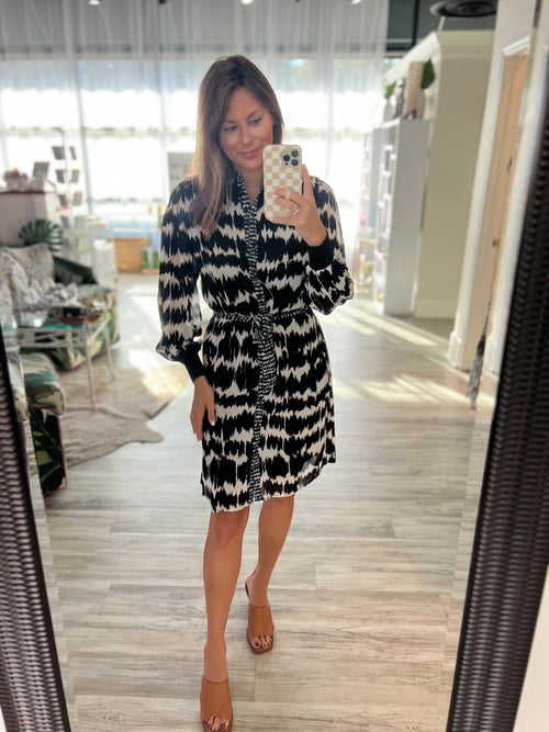Abstract Illusion Dress