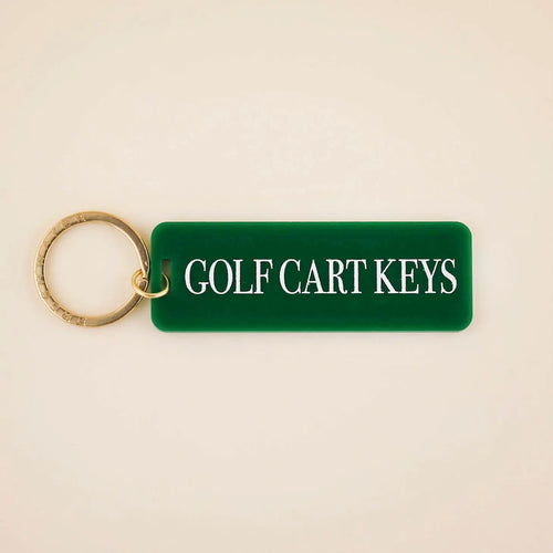 Golf Cart Keys Keychain