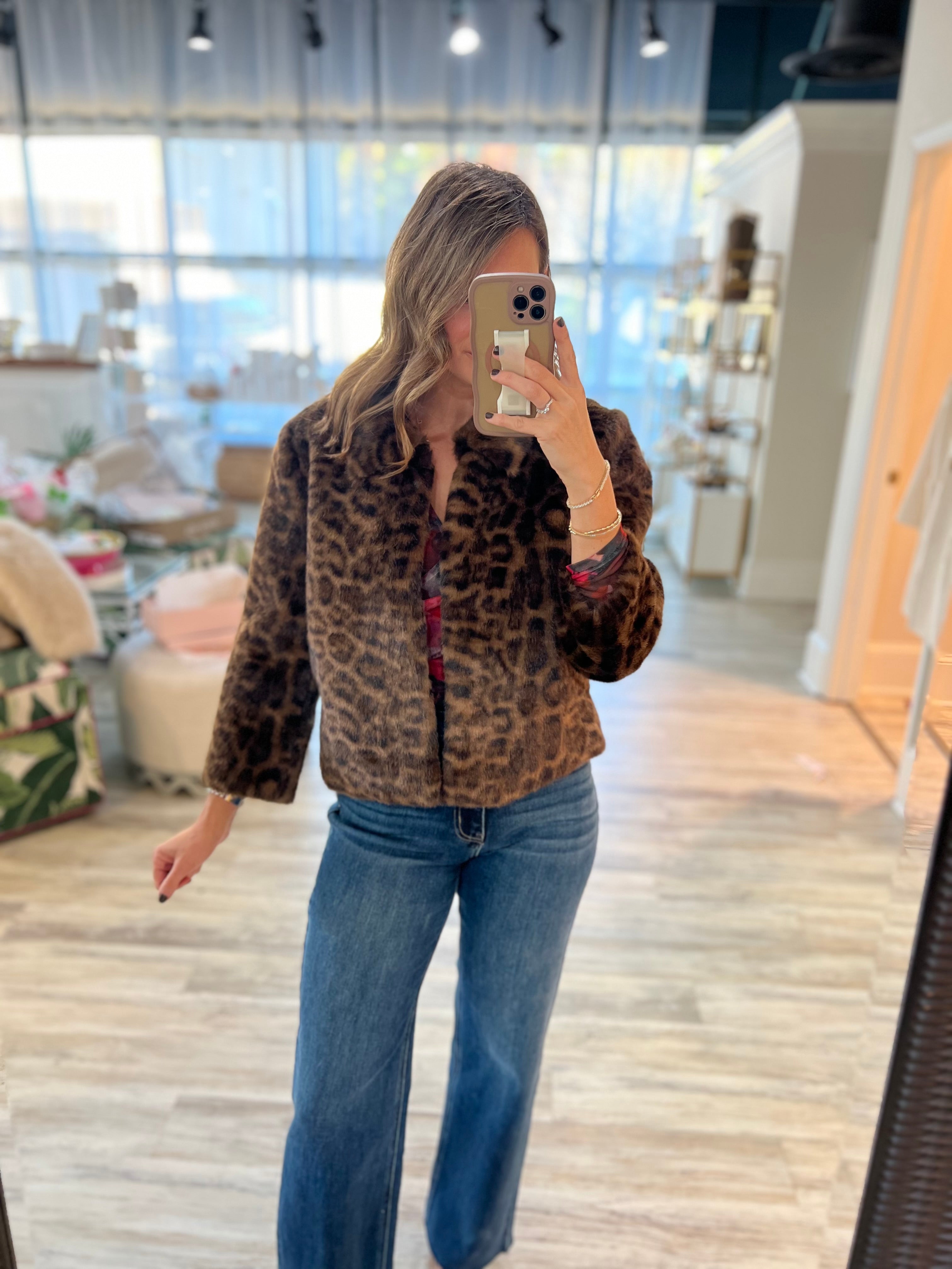 Bambi Faux Fur Jacket – ZIA Boutique