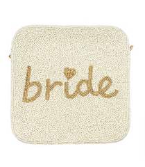 Bride Beaded Square Bag