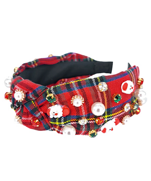 Christmas Plaid Headband