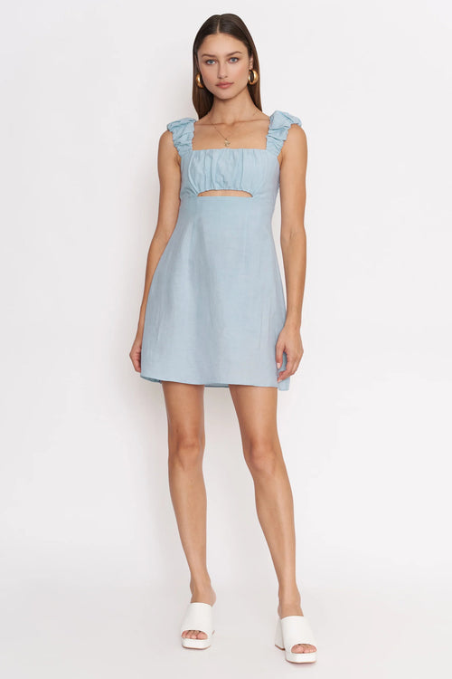 Katrina Dress in Powder Blue