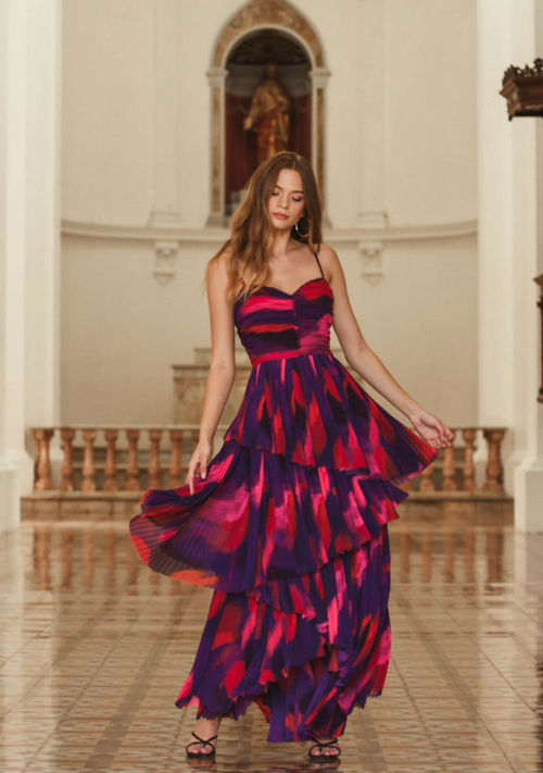 Akila Watercolor Gown