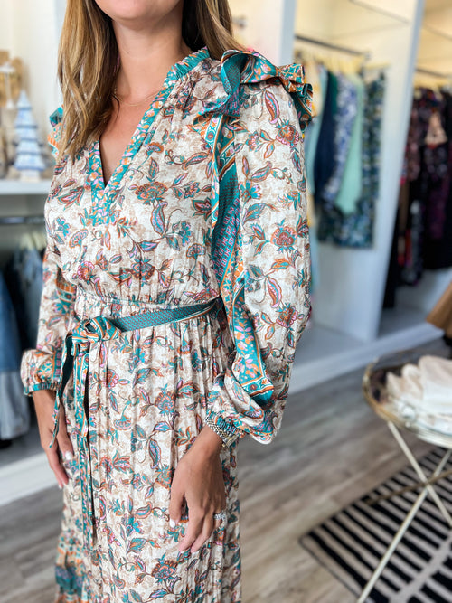 Grand Bohemian Flounce Dress