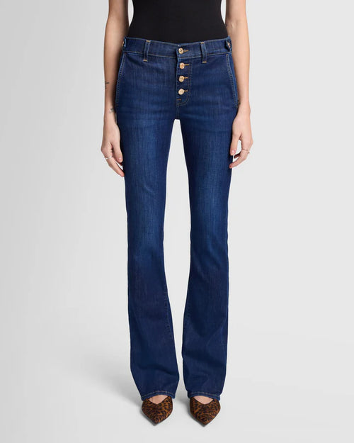Button Bootcut Denim