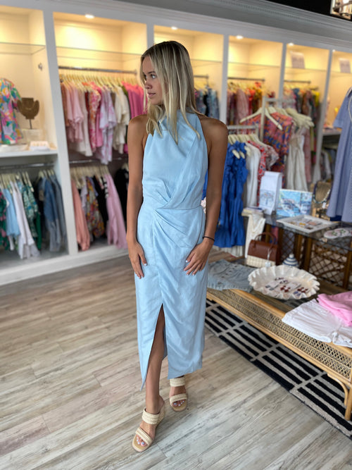 Mitchelle Dress in Powder Blue