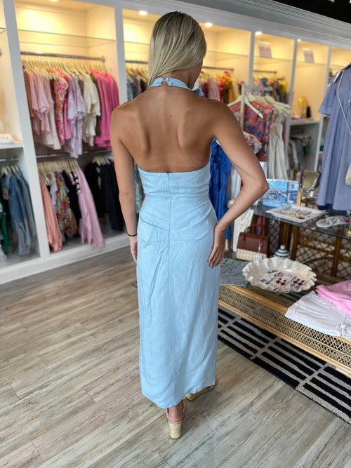Mitchelle Dress in Powder Blue