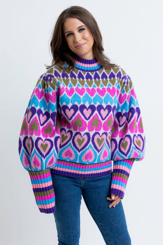 Hibiscus Lurex Sweater