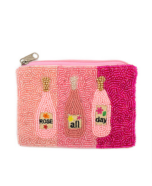 Rosé All Day Coin Pouch