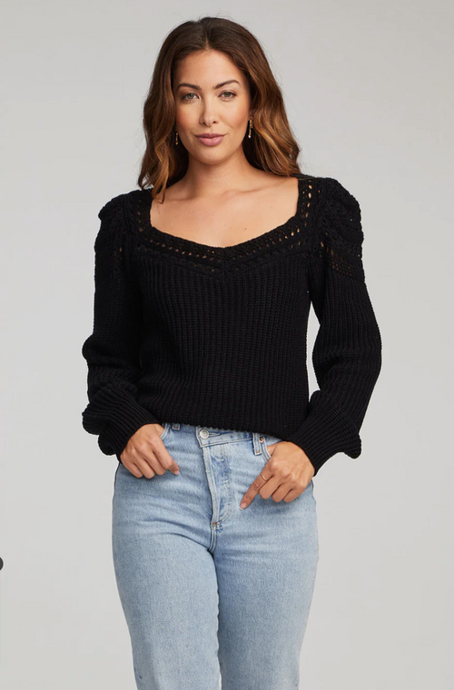 Corrine Black Sweater