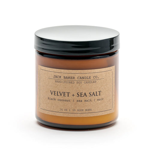 Velvet + Sea Salt Apothecary Candle
