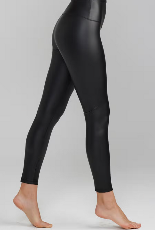 Faux Leather Shaping Leggings