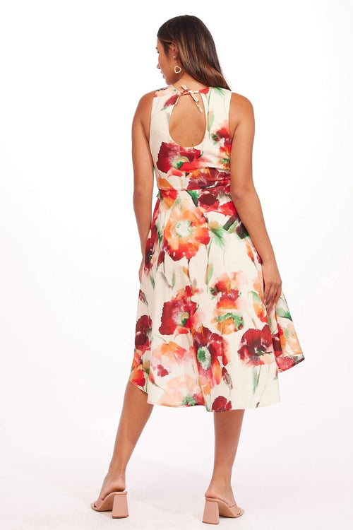 Masha Dress in Wild Poppies