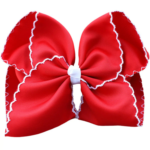Red Moon Stitch Bow