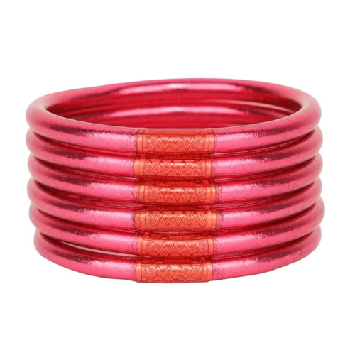 Pink All Weather Bracelets- Set of 6