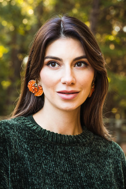 Pumpkin Earrings